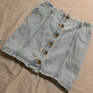 Denim Pencil Skirt